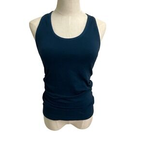 Athleta Women's‎ Tank Top Racerback Athletic Casual Blue Sleeveless